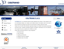 Tablet Screenshot of coltrans.com.co